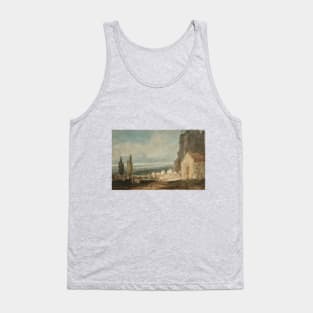 A Church and Churchyard near a River or Lake, with an Extensive Landscape Beyond, 1796-97 Tank Top